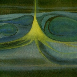 "Il presente e le bolle del tempo" -Olio e acrilico su cartoncino telato "Il presente e le bolle del tempo"